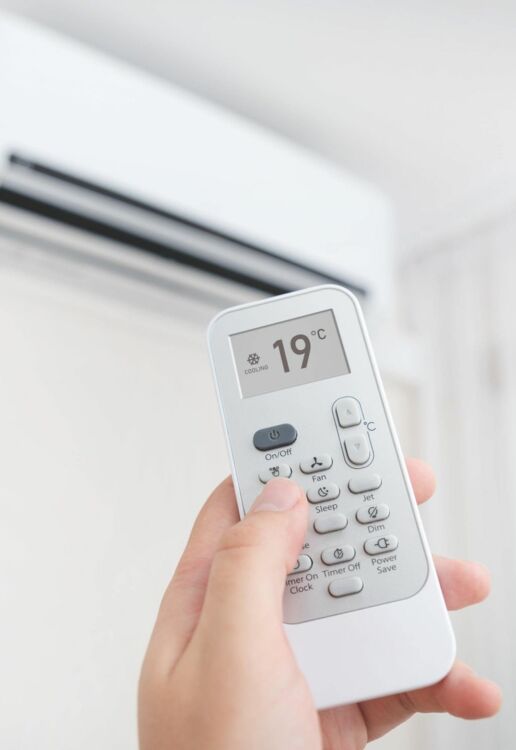 temperatuur airco afstellen Gent